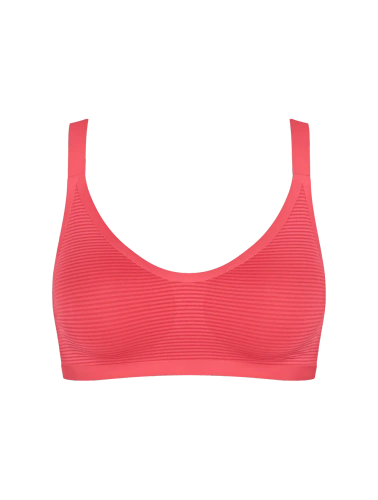 Bralette sloggi ZERO Feel Air senza cuciture, leggera flamingo