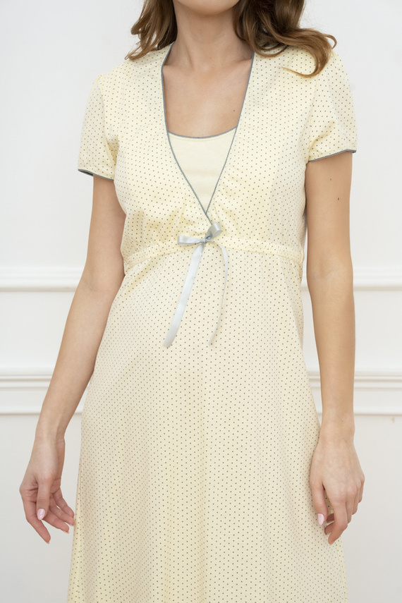 Camicia da notte Felicita Moda italiana - giallo