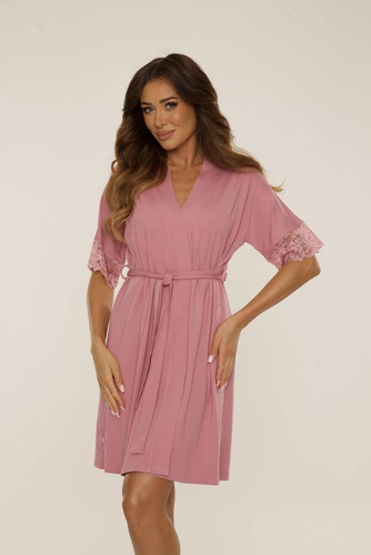 643 Noela Vestaglia da donna De Lafense - rosa sporco