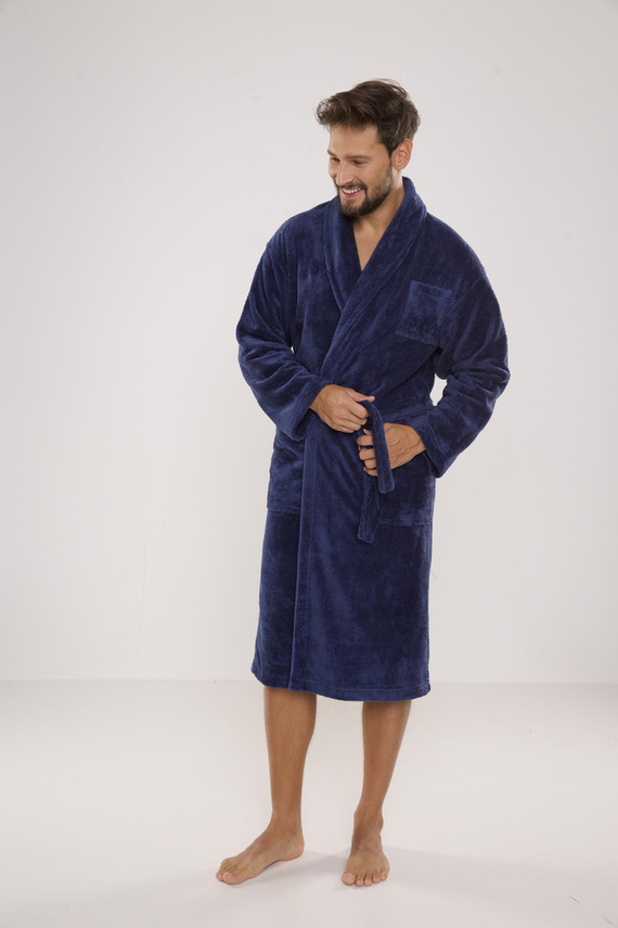 811 Accappatoio in felpa da uomo De Lafense - denim