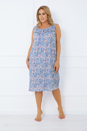 Camicia da notte sbottonata Facelia, cintura larga Moda italiana - stampa