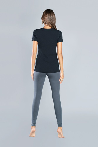 Ibiza T-shirt donna manica corta Italian Fashion - nero