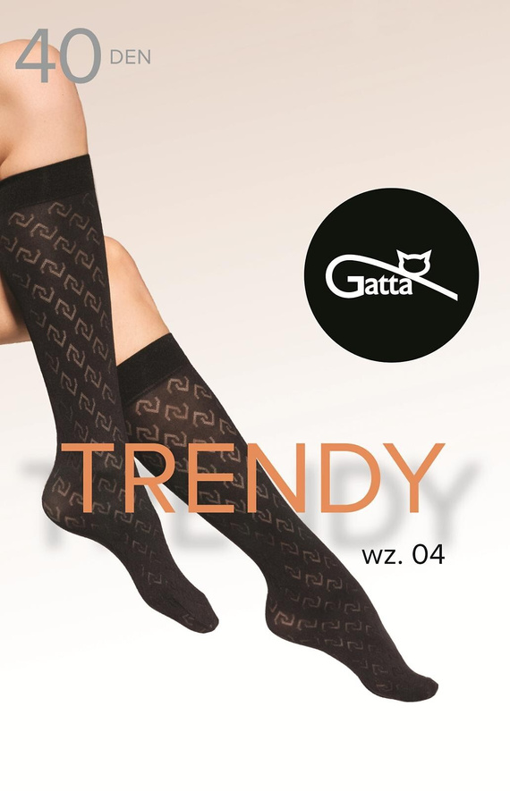 Gambaletto Gatta Trendy 04 - 40 den, fantasia, elegante
