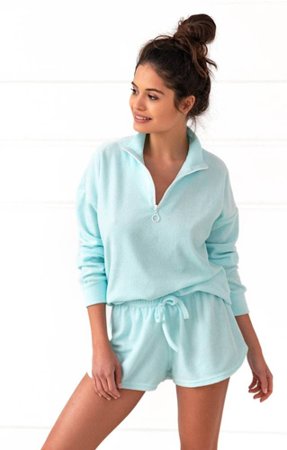 Pigiama da donna Tabby Sensis - menta