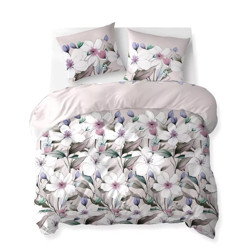 5774 B Cotton Bloom Detexpol Powder Pink Flower Biancheria da letto - 100% cotone, reversibile, produzione polacca