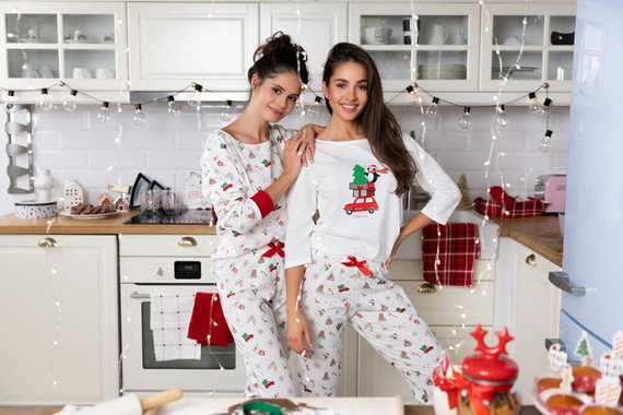 Pigiama donna Samantha Sensis -ecru