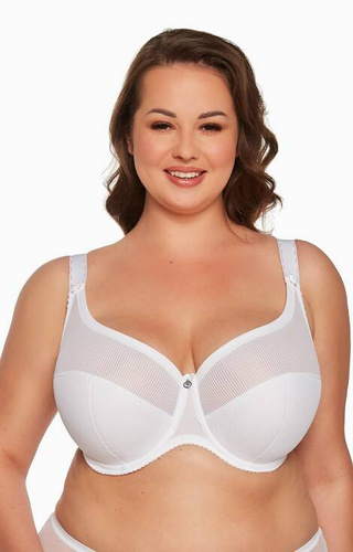 BSM 1058 Reggiseno maxi semi-imbottito Sonia Gaia - bianco