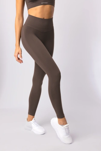 Leggings donna SPAIO Flex Innergy 2.0 senza cuciture al cioccolato, supporto al recupero