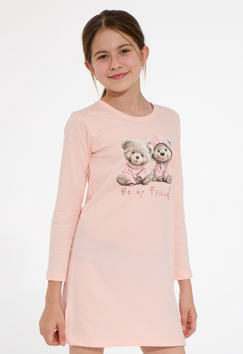 Koszula nocna dziewczęca Cornette Young Girl 258/209 Be My Friend 100% cotone