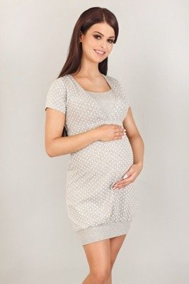 1692 Camicia da notte Lupoline - grigio