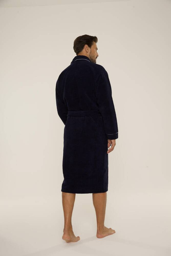 735 Manuele vestaglia da uomo De Lafense - blu navy