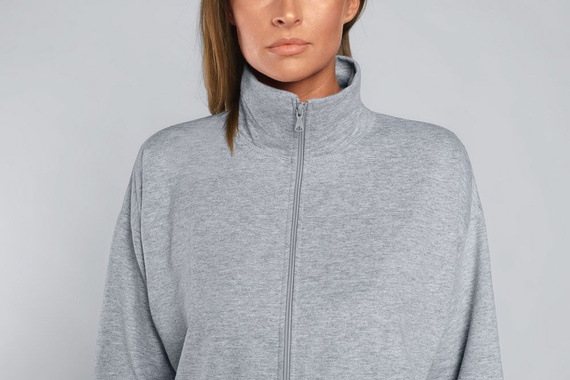 Grafi Vestaglia da donna con cerniera Moda italiana - melange