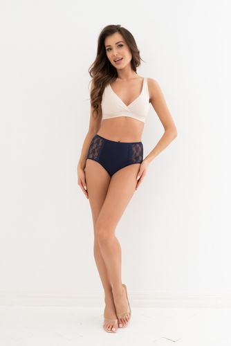 Elba maxi fondo Moda Italiana - blu navy