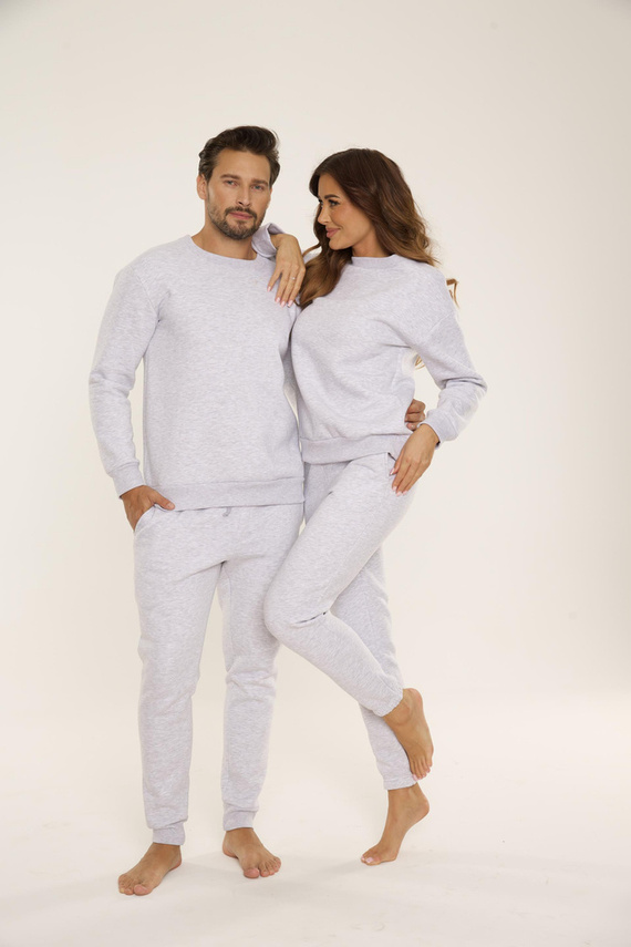 813 Indigo Tuta da uomo De Lafense - melange chiaro