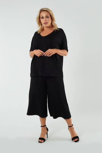 Soler Camicetta a maniche corte Moda italiana - nero