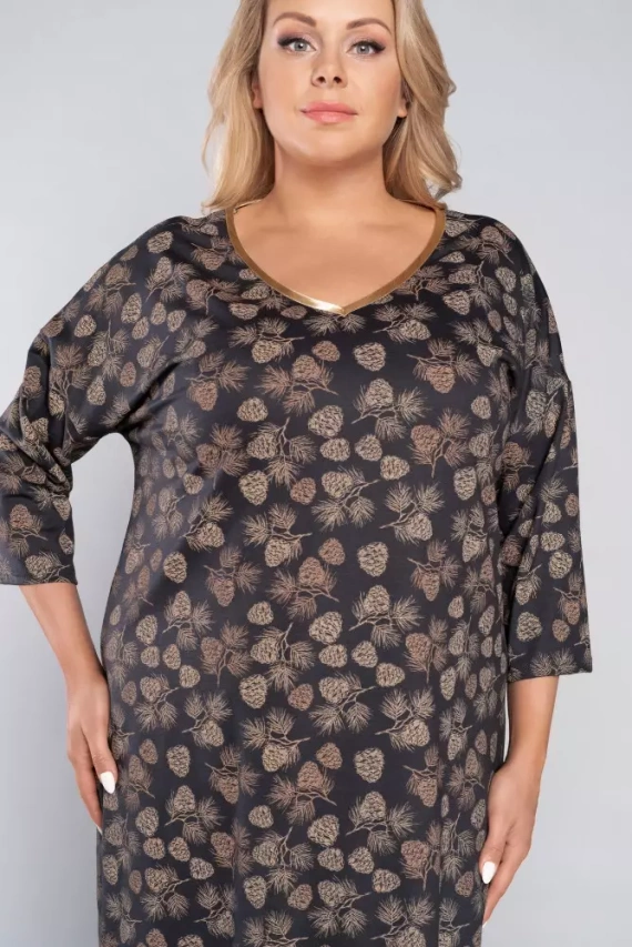 Pinnia camicia 3/4 donna Italia Fashion - stampa