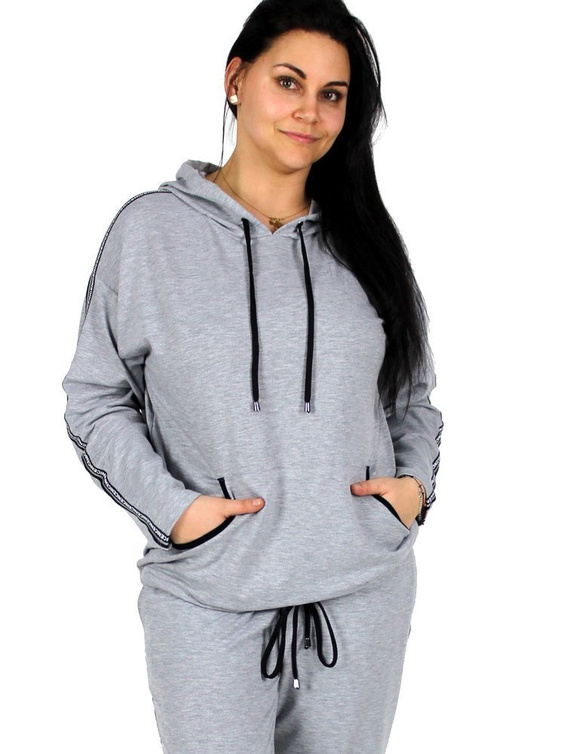 459 Tuta da ginnastica Nice Forex donna - melange chiaro