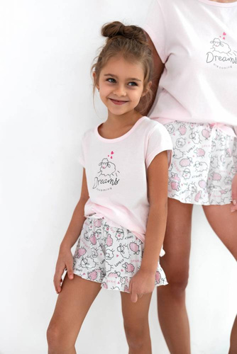 Sensis Lamb Kids Pigiama da bambina - rosa