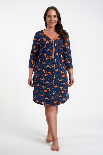 Camicia da notte e vestaglia da allattamento Wasilla Italian Fashion
