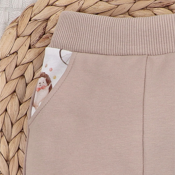 ABN-5592 Pantaloni da tuta Nini di Circus per bambini - 100% cotone biologico, morbidi e sicuri