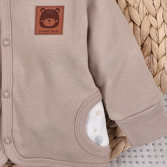 ABN-5517 Sky Journey Felpa doppio strato per bambino di Nini - in cotone biologico, per bambino