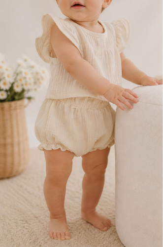 Mamatti BY50003 bloomers in mussola per neonato leggeri estivi cotone