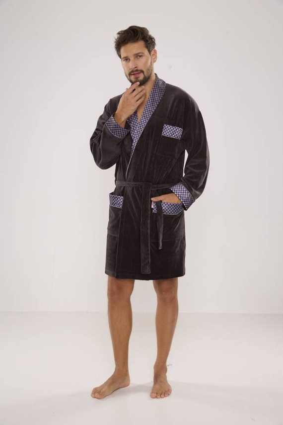 772 Accappatoio Bonjour da uomo in forex - grafite