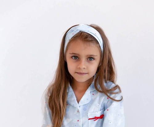 Orso bianco Kids Sensis fascia per bambine - blu