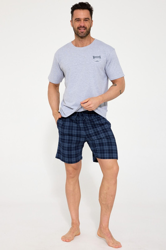 Pigiama uomo Cornette 328/214 Montana 3 grigio 100% cotone