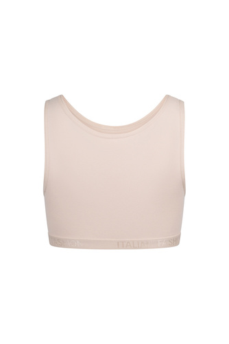 Nikola Reggiseno per bambine, spalline larghe Moda italiana - azzurro polvere