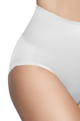 Figi modellanti Selene Control 901 bianche a vita alta, modellanti
