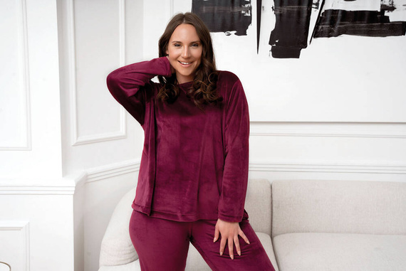 Akara Set da donna Italian Fashion - bordeaux