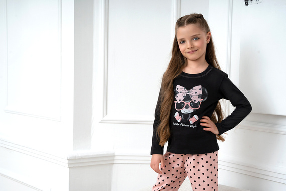 Bonilla Pigiama bambina Moda italiana - nero/stampa