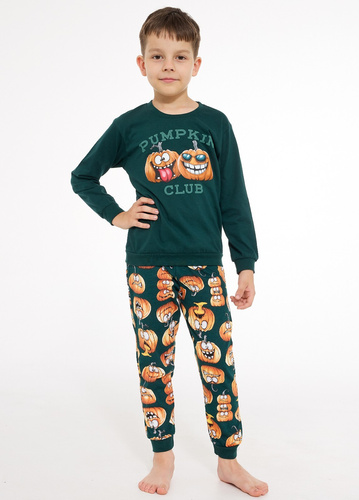 Pigiama bambino Cornette 593/187 966/187 Pumpkin Club 100% cotone manica lunga
