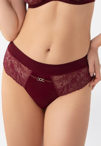 Figs K957 Mila Gorsenia bordeaux - vita alta, pizzo, copertura completa dei fianchi