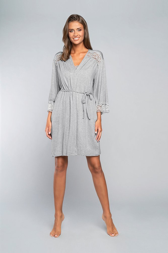 Samaria Robe Moda Italiana manica 3/4 - grigio