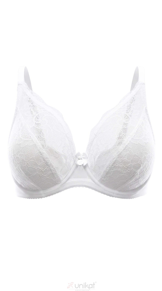 Unikat Solen reggiseno soft bianco pizzo leggero comodo quotidiano