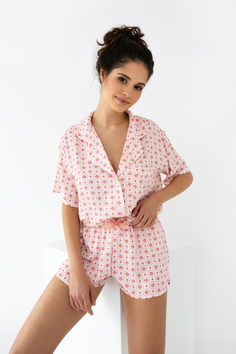 Pigiama elasticizzato da donna Penelopa Sensis - rosa