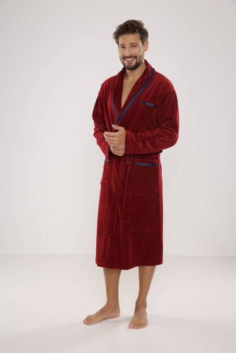 666 Ronaldo vestaglia da uomo De Lafense - marrone