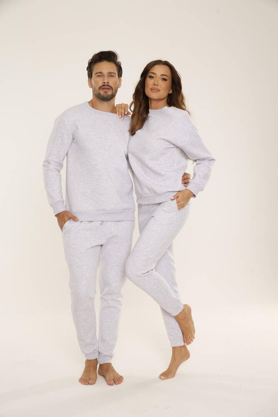 813 Indigo Tuta da uomo De Lafense - melange chiaro