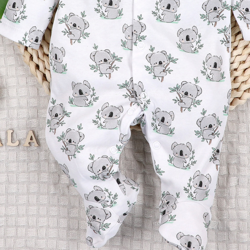 ABN-5206 Pagliaccetto neonato Nini Sweet Koala 100% cotone organico