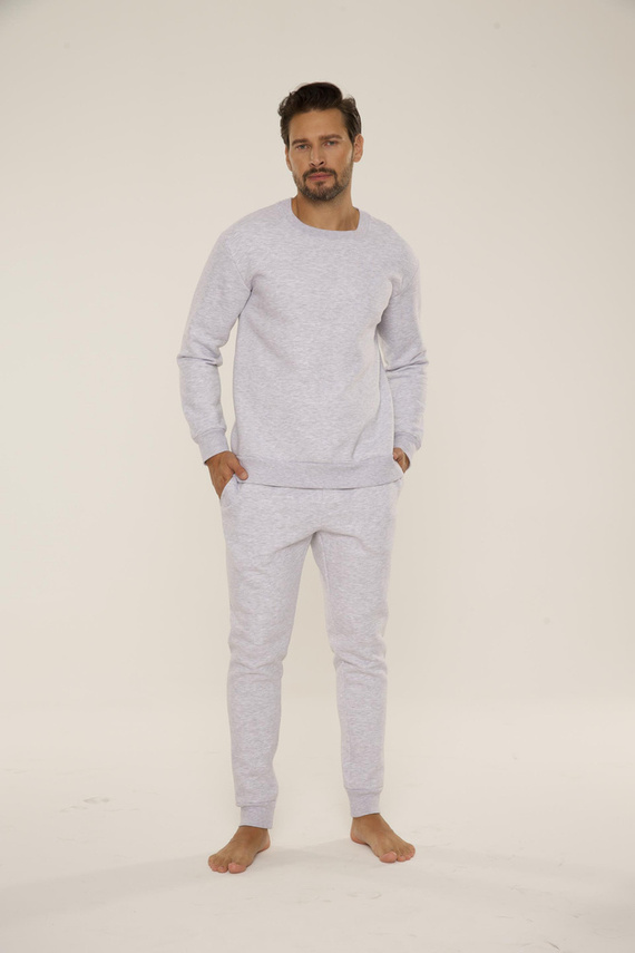 813 Indigo Tuta da uomo De Lafense - melange chiaro