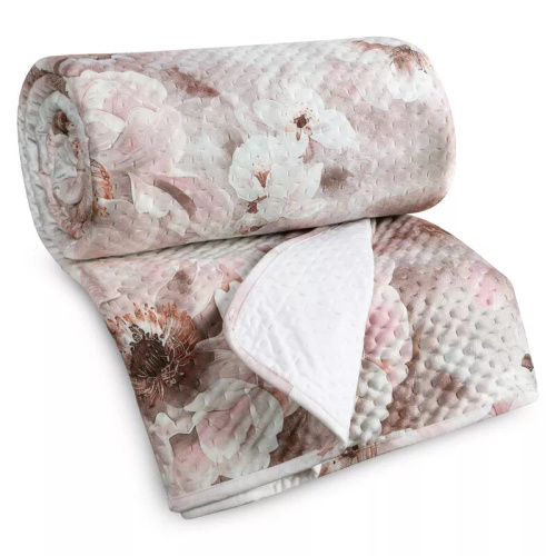 Narzuta Florina Eurofirany decorativa color polvere 100% poliestere elegante