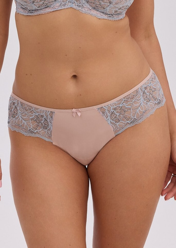 Slip brasiliano Gaia GFB 1371 Cameron rosa blu pizzo comfort