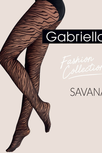 Collant Gabriella Savana 20 den zebra velato leggero elegante