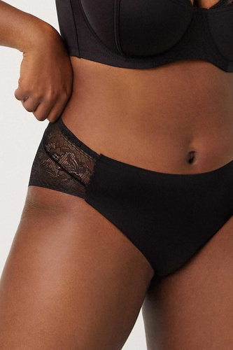 19671 Mutandine nere Ysabel Mora - pizzo, femminili, comode