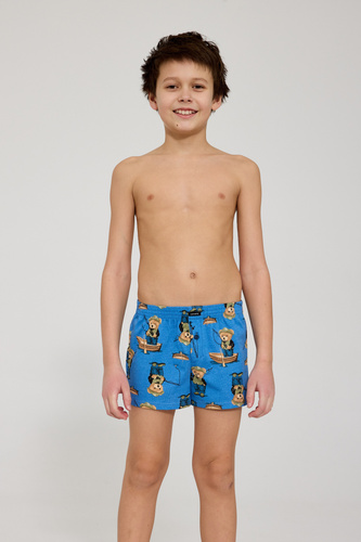 Boxer bambino Cornette 714/07 715/07 100% cotone con bottone