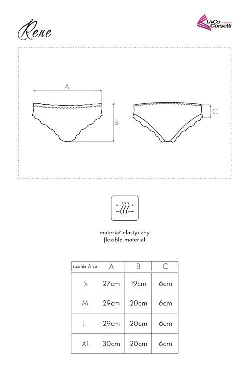 Rene LC 6069 LivCo Corsetti Moda mutandine donna nero
