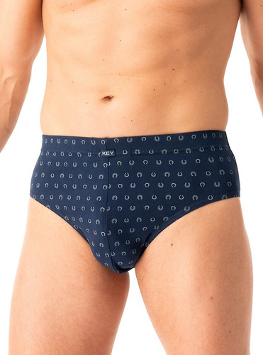MPP 612 B25 Slip uomo Key grigio navy - cotone, confezione da 2 pezzi, comfort e stile