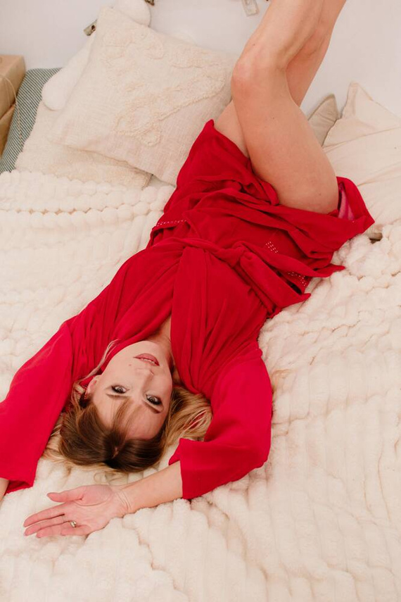 667 Vestaglia da donna Vermell Forex - rosso